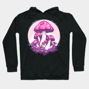 Pink Amanita Mushroom Hoodie